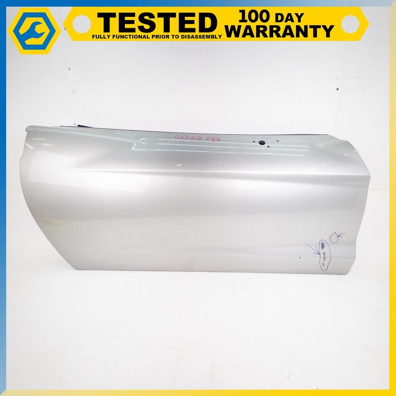 05-13 CHEVROLET CORVETTE C6 FRONT RIGHT SIDE DOOR SHELL FRAME SILVER OEM