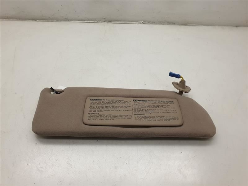 1997 LEXUS SC400 PASSENGER SIDE SUN SHADE VISOR ASSEMBLY