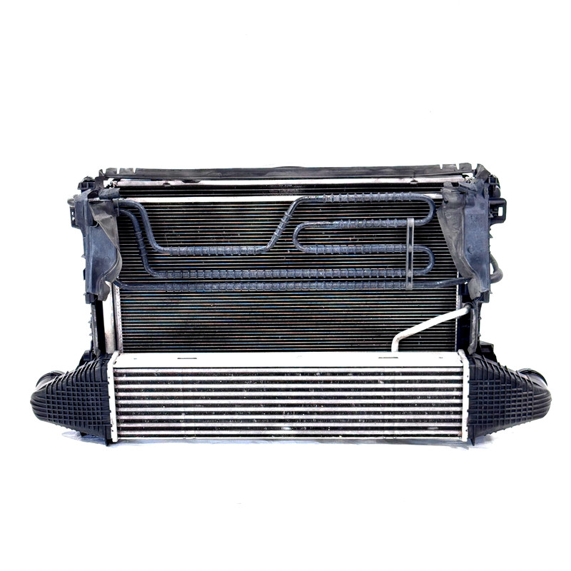 2010-15 MERCEDES C250 W204 FRONT RADIATOR A/C CONDENSOR COOLING FAN ASSEMBLY OEM