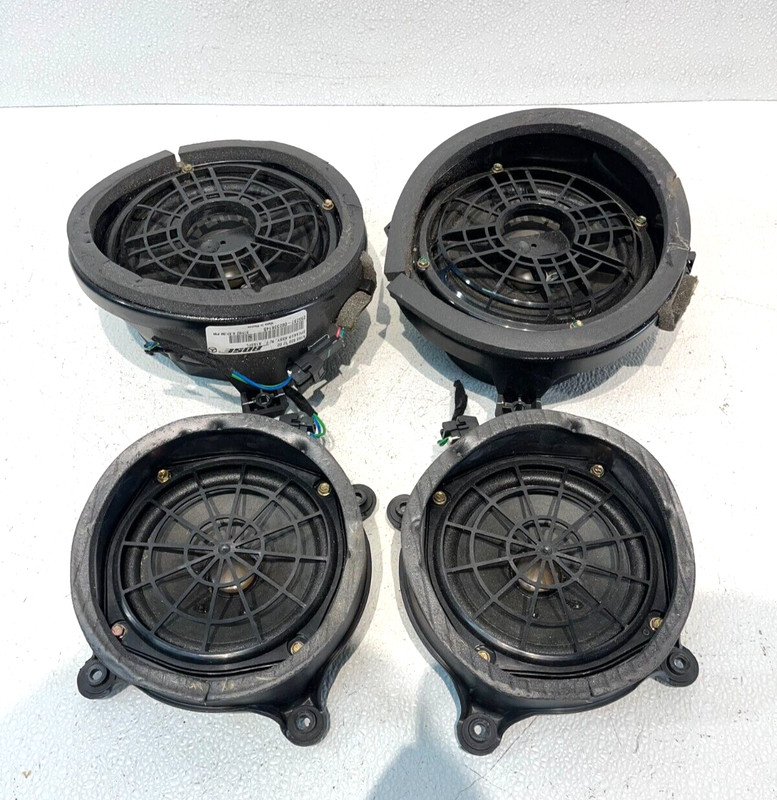 02-05 Mercedes W163 ML320 Front & Rear Complete Door Speakers Sound Audio Set