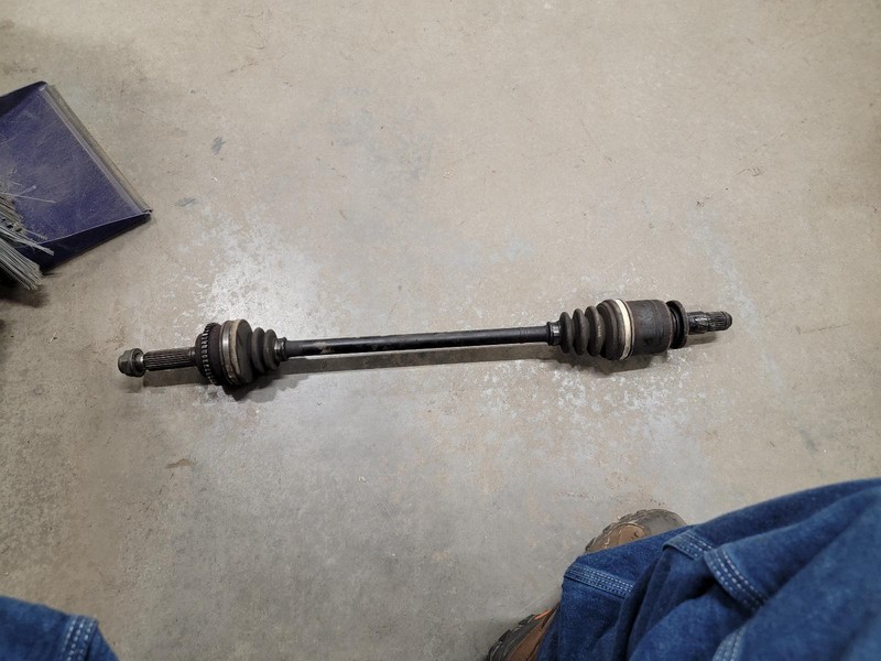 00-'04 SUBARU LEGACY Left driver REAR Axle Shaft 92k miles OEM