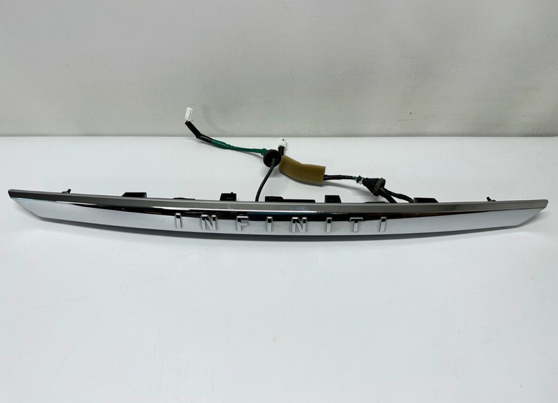 ✅ Infiniti Q50 2014 - 2016 Trunk Lid Chrome Trim Cover Molding With Camera OEM