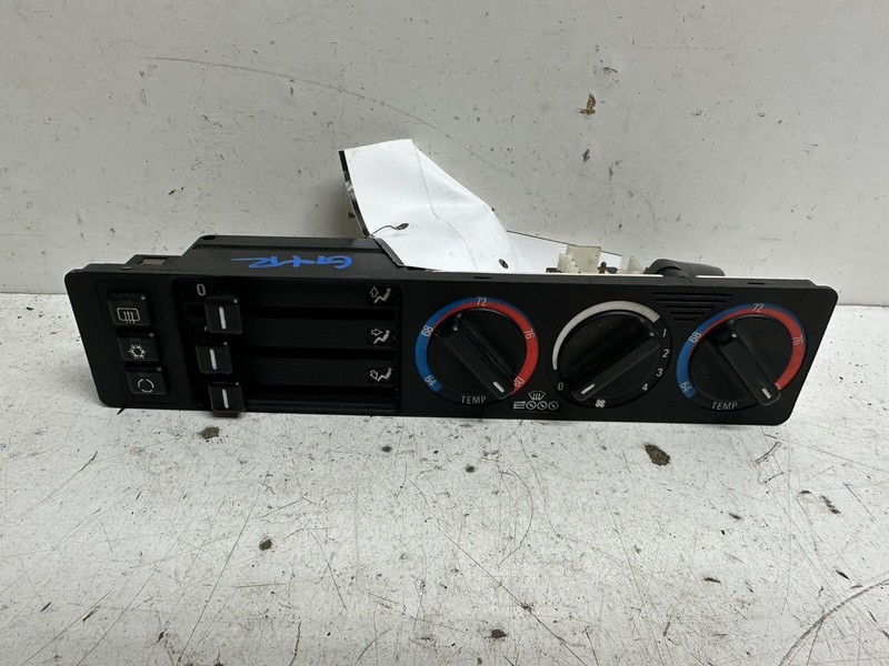 1989-1993 BMW 535i climate A/C HVAC heat temp defrost panel control unit oem