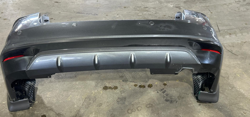 2020-2021 Nissan Versa S Rear Bumper With Lights Sensors Brackets and Harness