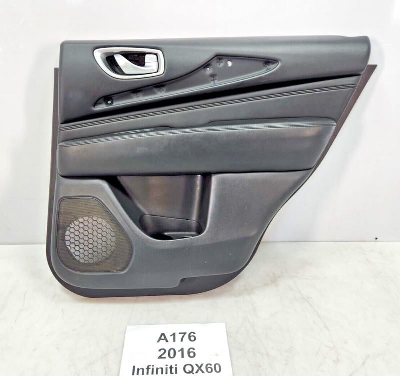 ✅ 2014-2015 OEM Infiniti QX60 Rear Right Passenger Door Trim Panel Graphite