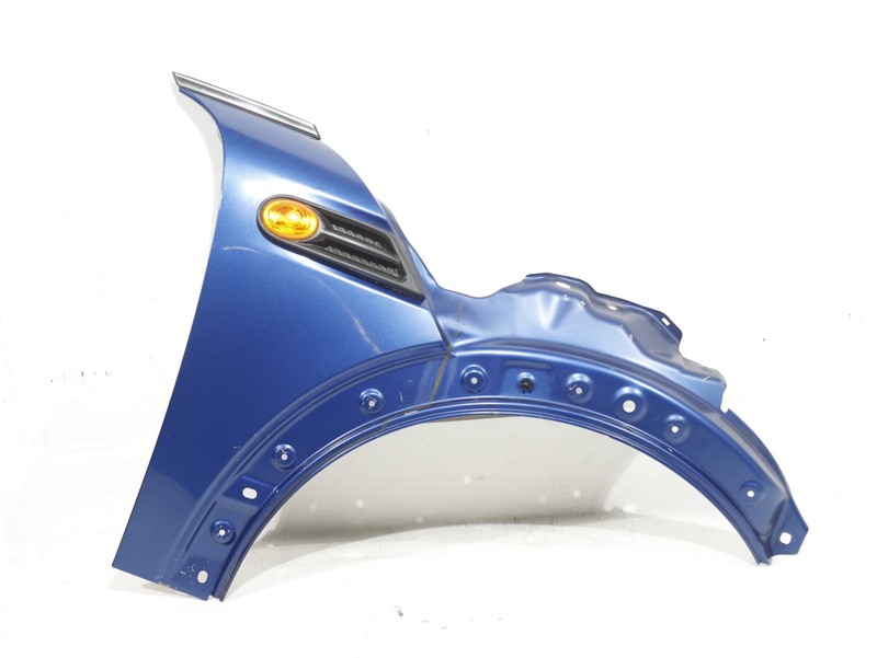 2007-2013 Mini Cooper Base Left Driver Front Fender Blue w/ Marker OEM R58 R56