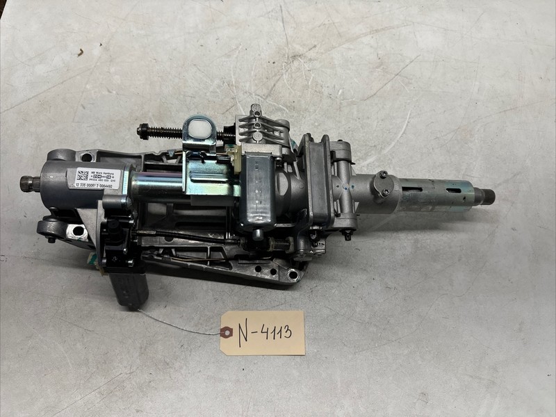 12 -16 TESLA S WORKS PERFECT STEERING COLUMN W/ MOTORS A2044601416 N-4113 S2