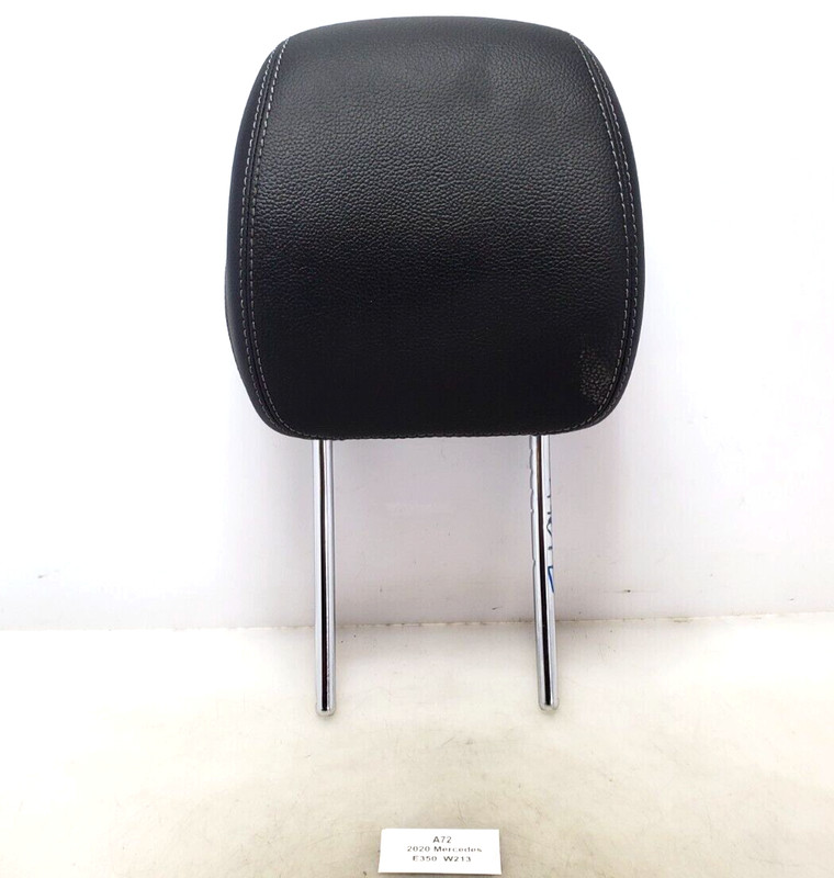 ✅ 2017-2020 OEM Mercedes W213 E350 E63 Front Left Driver Leather Black Headrest