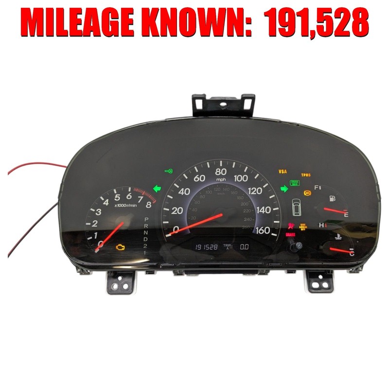 Speedometer Instrument Cluster 05-2010 Odyssey Dash Panel Gauges MILES 191,528