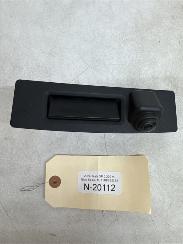 ⚡️24-25 TESLA MODEL 3 TRUNK LID RELEASE BUTTON W/ BACK UP CAMERA 20112 B124