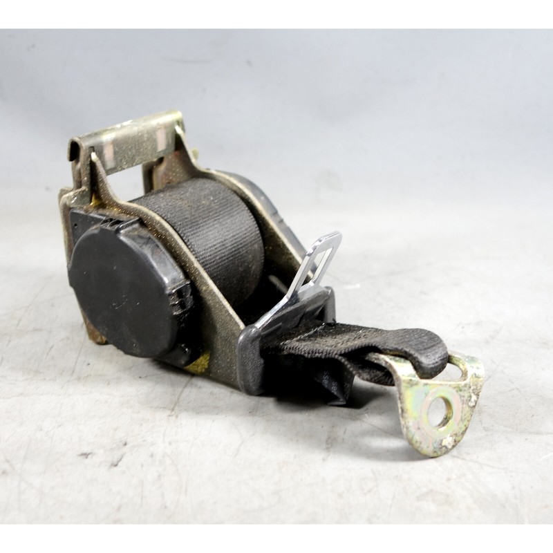1986-1991 BMW E30 3-Series Coupe Sedan Rear Upper Seat Belt Strap Black OEM