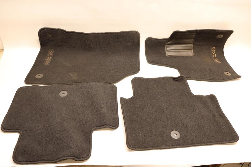 2019-2024 INFINITI QX50 FRONT & REAR FLOOR MAT CARPET COVER COMPLETE OF 4 OEM