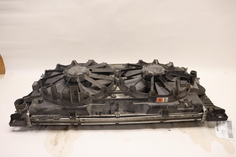 2011-2014 FORD F150 5.0L ENGINE RADIATOR W/ COOLING FAN DOUBLE MOTOR SHROUD OEM