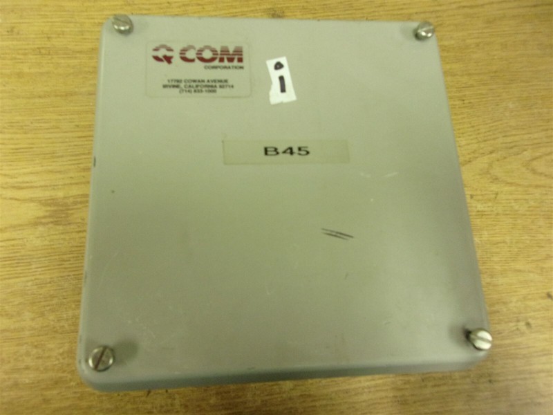 QCom Vynco Vynckier Industrial Control Panel Enclosure SU102 AD-063856 "I"