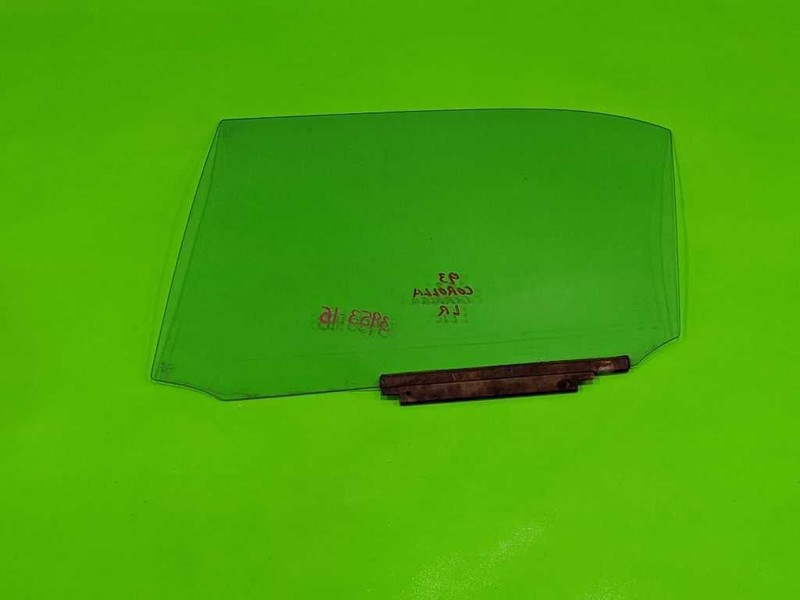 93 94 95 96 97 COROLLA SDN DRIVER LEFT REAR WINDOW DOOR GLASS OEM 3953-16