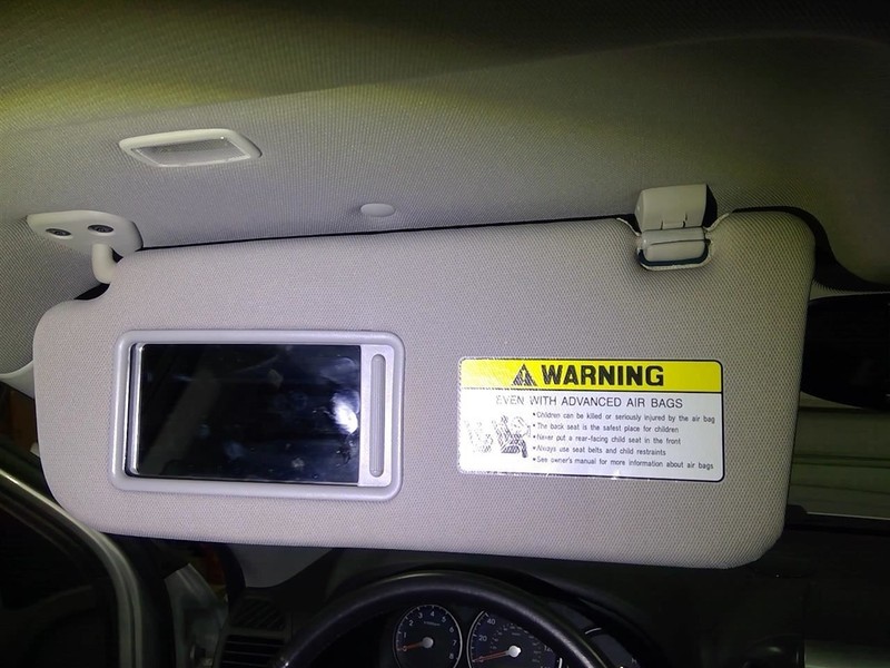 Driver Sun Visor Roof Illuminated With Sunroof Fits 10-12 SANTA FE 1766170