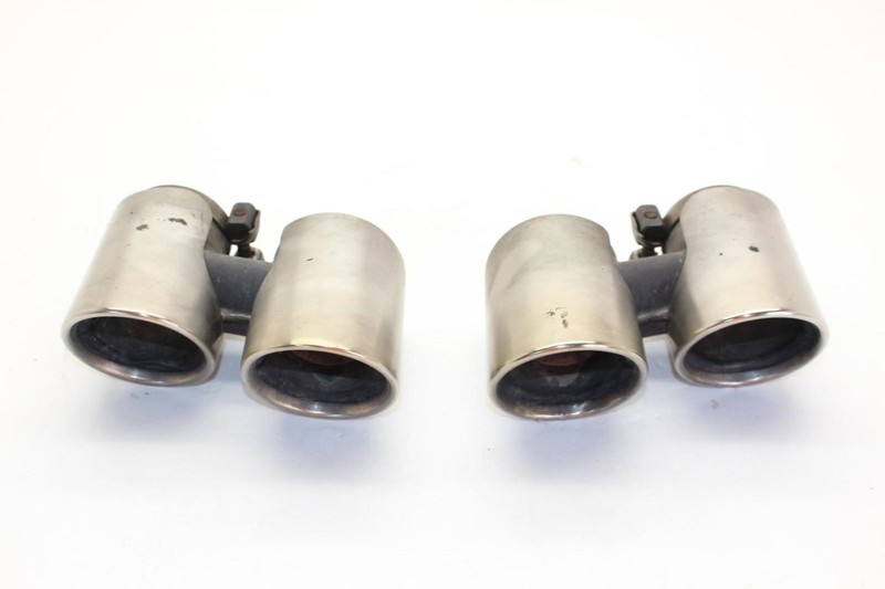 12-16 Porsche 911 Carrera 3.8L Pair of Rear Muffler Tips 99111136101