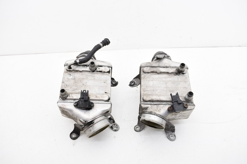 2011 BMW F01 750i 4.4L N63 TWIN TURBO LEFT RIGHT INTERCOOLER SET PAIR OEM KW71