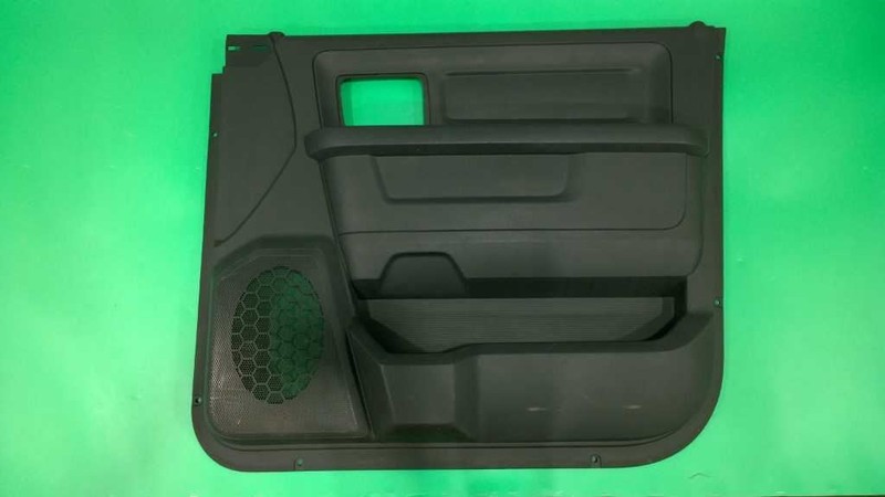09-18 RAM 1500 QUAD CAB PASSENGER RIGHT FRONT INTERIOR DOOR PANEL 2923-125