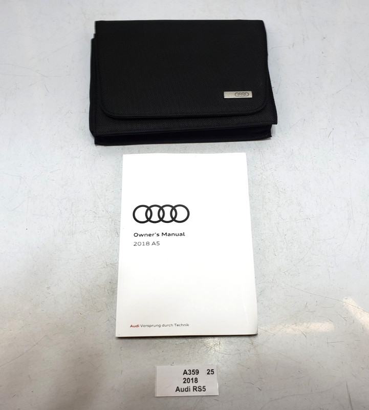 ✅ 2018 Audi RS5 Coupe Owners Manual Maintenance Book