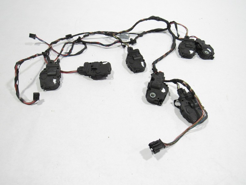 07-12 Mercedes GL550 X164 2011 AC Heater Flap Control Actuator Motor Set 7 pc|:A