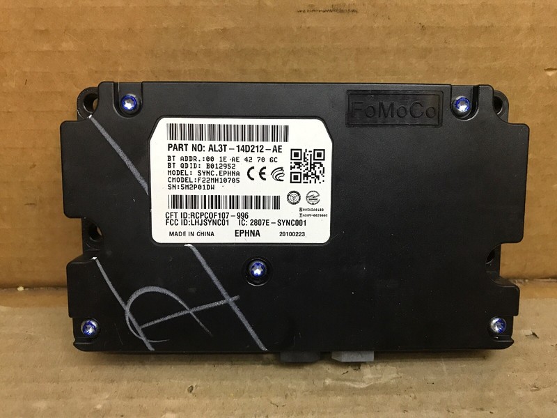 2010 FORD F150 EXPEDITION COMMUNICATION SYNC MODULE AL3T14D212AE