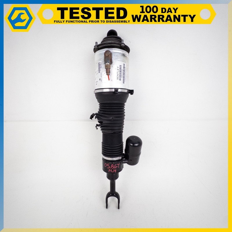 03-13 BENTLEY CONTINENTAL GT FRONT LEFT AIR RIDE AIR SHOCK STRUT OEM
