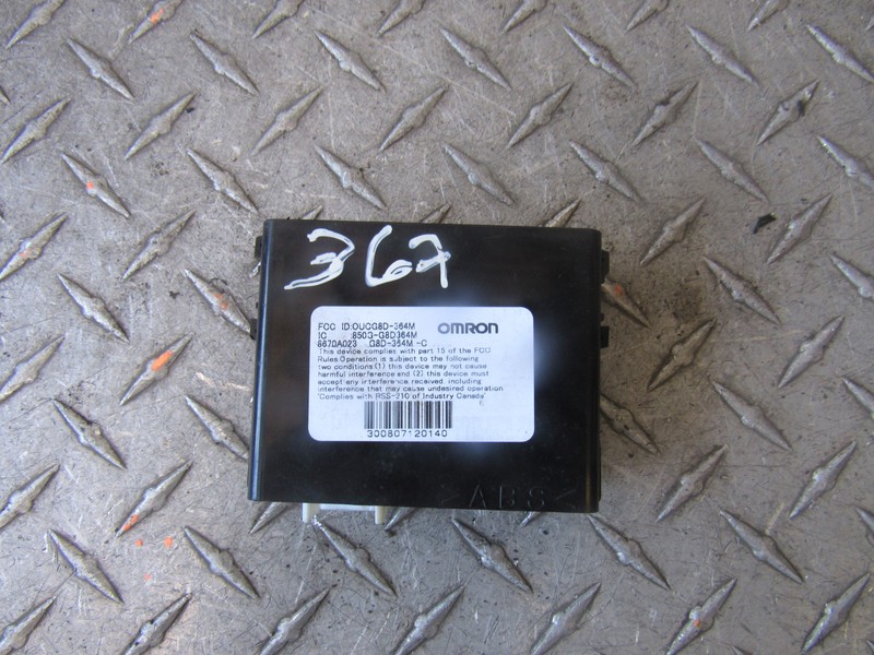 2008 MITSUBISHI GALANT TIRE PRESSURE MODULE 8670A023