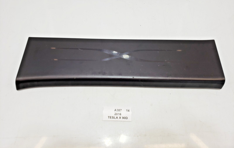 ✅ 2016-2020 OEM Tesla Model X Rear Left Driver Side Door Welcome Plate Trim *