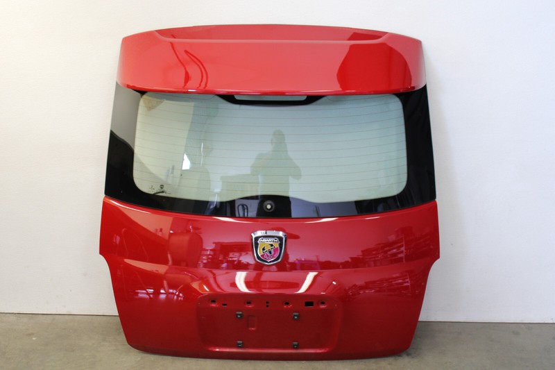 Fiat 500 Abarth Rear Hatch Tailgate W Spoiler Trunk Rosso Oem 2012-2018