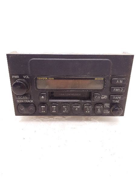 00-02 TOYOTA TUNDRA SR5 RADIO/STEREO RECEIVER UNIT ASSEMBLY