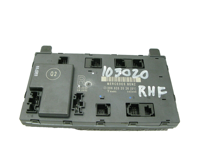 03-09 MERCEDES W209 CLK500 CLK320 CLK550 DOOR CONTROL MODULE PASSENGER RIGHT 103