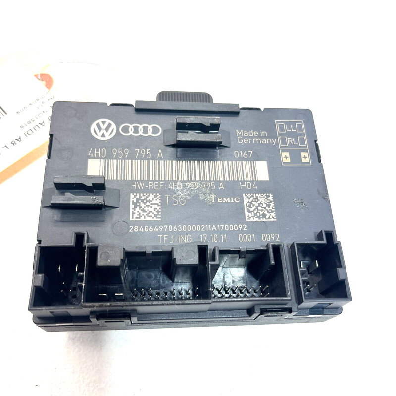 2011-2014 AUDI A8 QUATTRO REAR LEFT OR RIGHT DOOR WINDOW CONTROL MODULE OEM