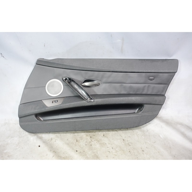 2003-2008 BMW E85 E86 Z4 Right Interior Door Panel Trim Skin Black Leather OEM