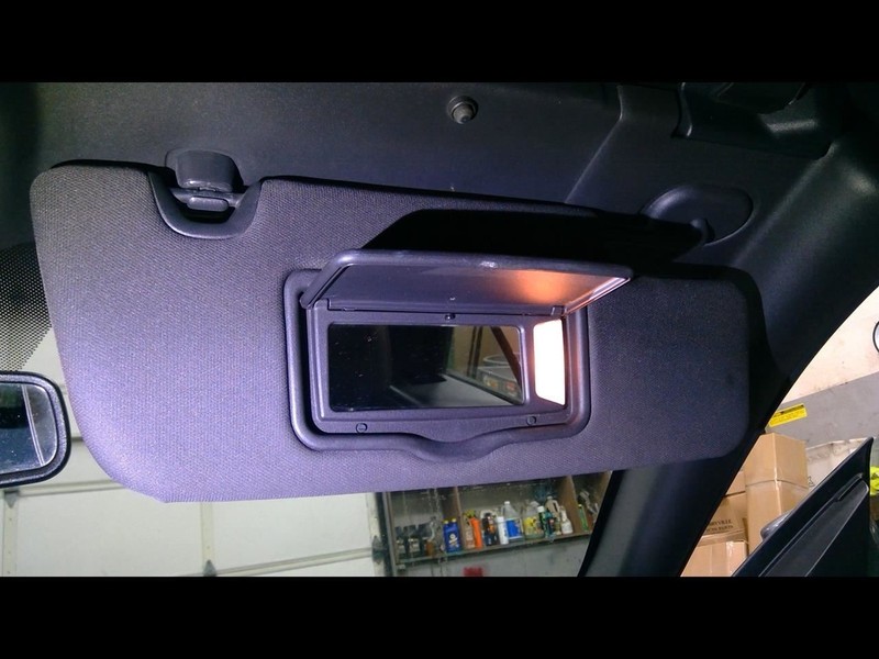 Passenger Sun Visor Illuminated Convertible Fits 12-14 MUSTANG 1539770