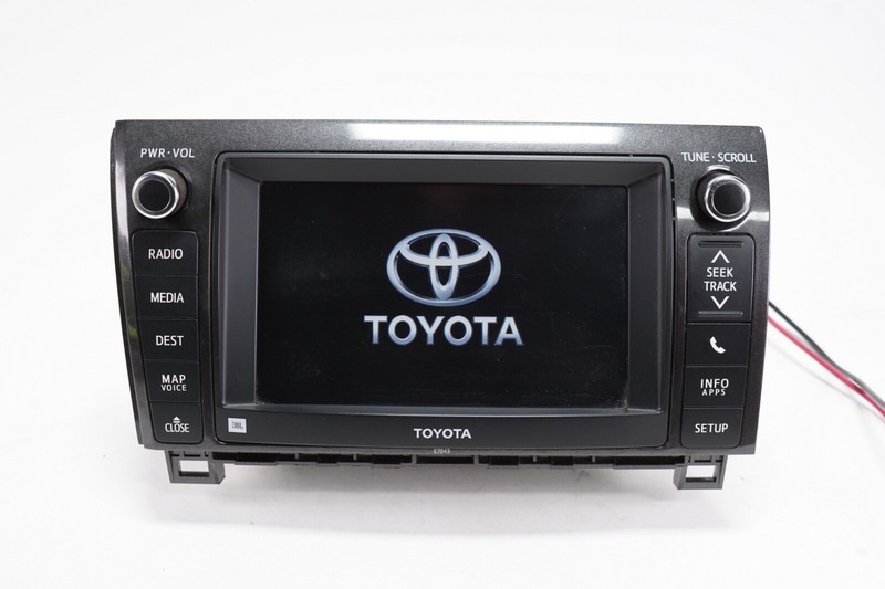 TOYOTA SEQUOIA TUNDRA Radio Navigation NAV Unit AM-FM CD GPS OEM 2009 - 2012