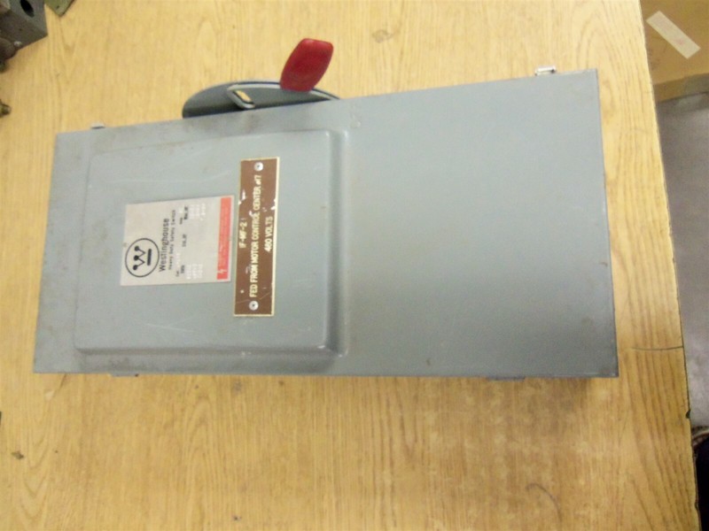 Westinghouse JHG361 30A 600VAC Heavy Duty Safety Switch *FREE SHIPPING*