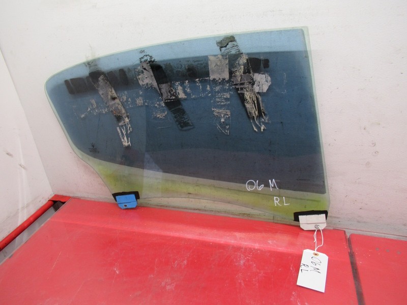 04-12 MASERATI QUATTROPORTE REAR LEFT DRIVER SIDE DOOR WINDOW GLASS OEM