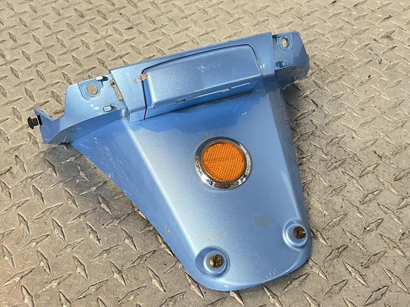 2006 Vespa LX 50 Piaggio Blue Rear Fender Cover Fairing Mud Guard Tail LX50