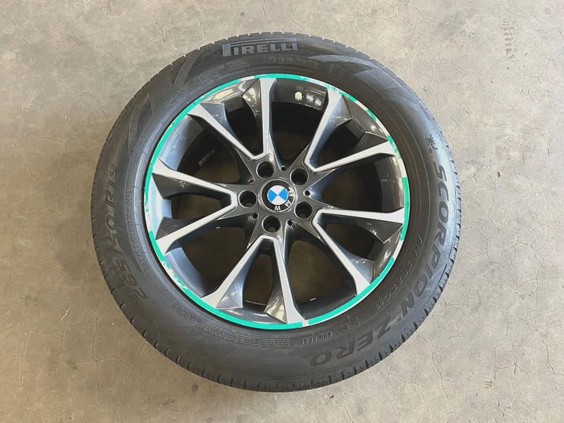 ⭐2008-2014 BMW X6 WHEEL RIM TIRE 265/50/19 9X19 10 SPOKE MACHINED OEM LOT2649