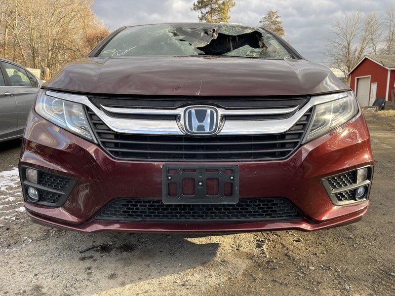 2018-20 HONDA ODYSSEY FRONT END ASSY BURGUNDY PC:R561P 3.5L 8K -EX-L- 63398