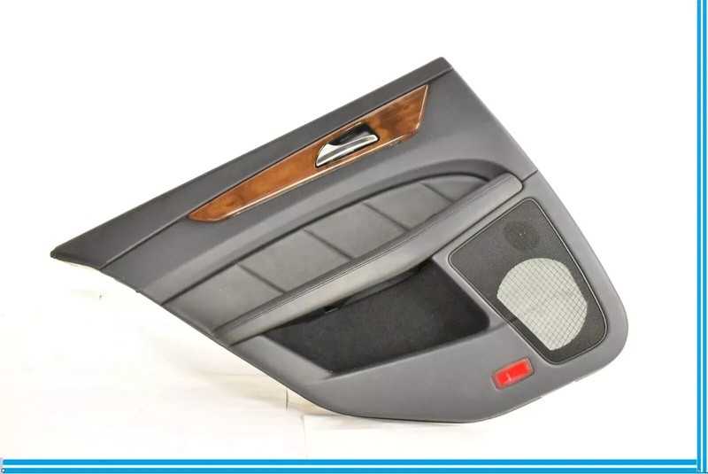 12-14 Mercedes W218 CLS63 AMG Rear Left Side Interior Door Panel Black OEM