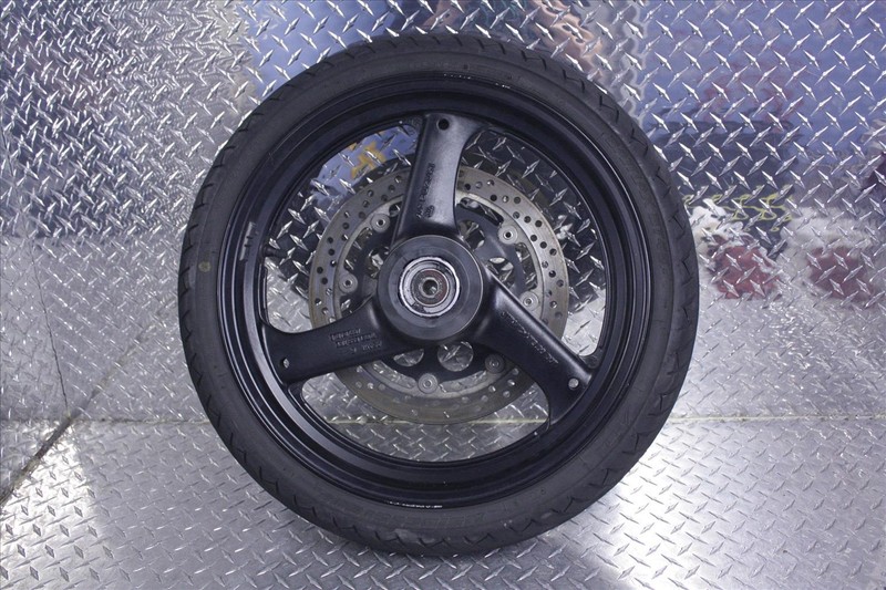 2007 SUZUKI GS 500 FRONT WHEEL RIM WITH BRAKE ROTOR DISC OEM GS500 07