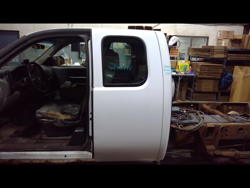 Driver Rear Side Door Extended Cab Fixed Fits 07-13 SIERRA 1500 PICKUP 1494042