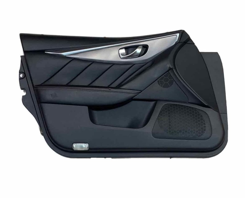 INFINITI Q50 DOOR PANEL TRIM 14 15 16 17 18 19 20 21 FRONT LEFT BLACK 809734GA0A