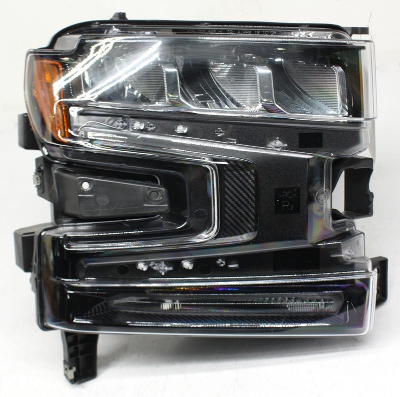 OEM Right Passenger Side LED Headlamp For Chevy Silverado 1500 Bright Bezel