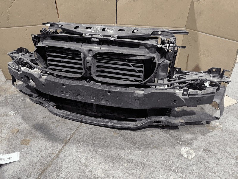 2011-2016 BMW 550i 4.4 Complete Reinforcement Bumper Bar Radiator Fan Shroud OEM