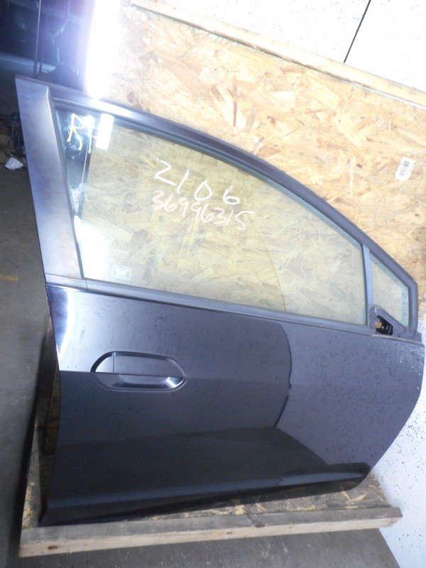 Honda Insight Front Door Right Passenger Black OEM 10 11 12 13 14 Hybrid