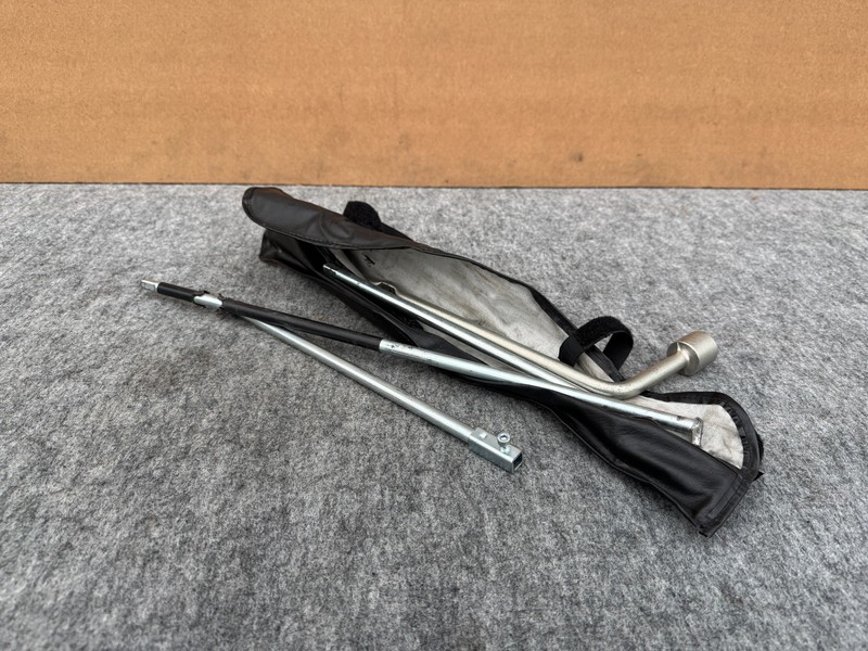 INFINITI QX80 QX56 11-24 OEM EMERGENCY SPARE TIRE BAG LUG NUT WRENCH HOLDER KIT