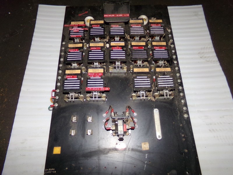 Sprinkler Alarm Zone Panel C-209K 1-20-56 *FREE SHIPPING*
